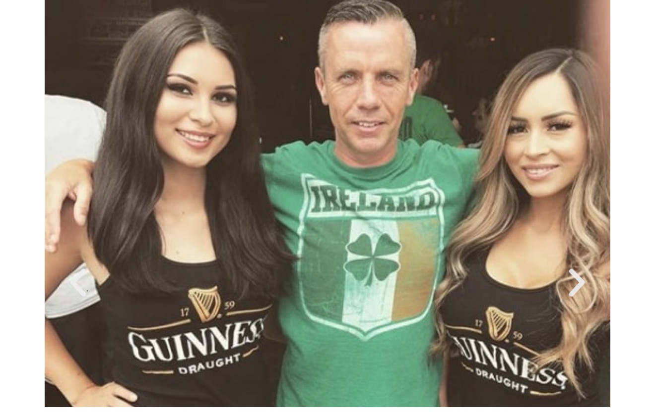 Ray Hartnett with Guinness team members at The Irishman